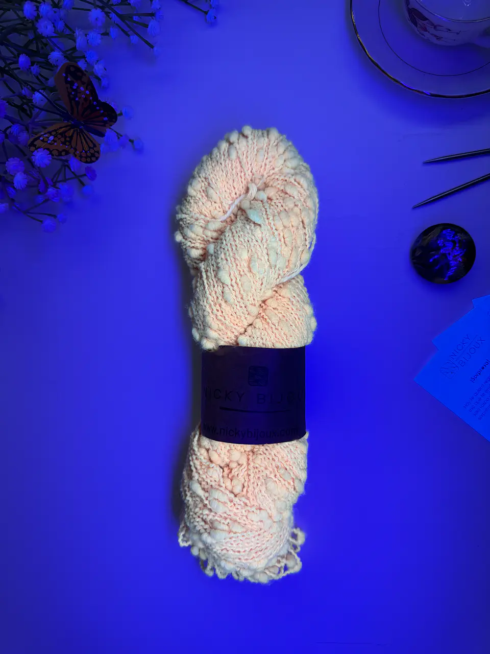 Boutone Bijoux Alpaca Suri - Orange Flúor 2