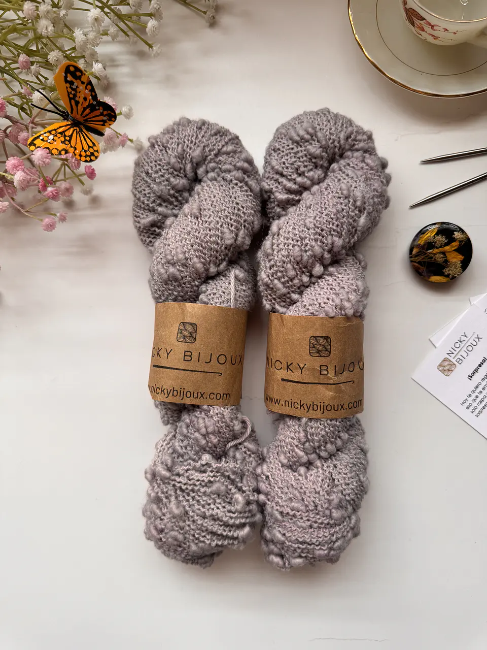 Boutone Bijoux Alpaca Suri - Marengo 1