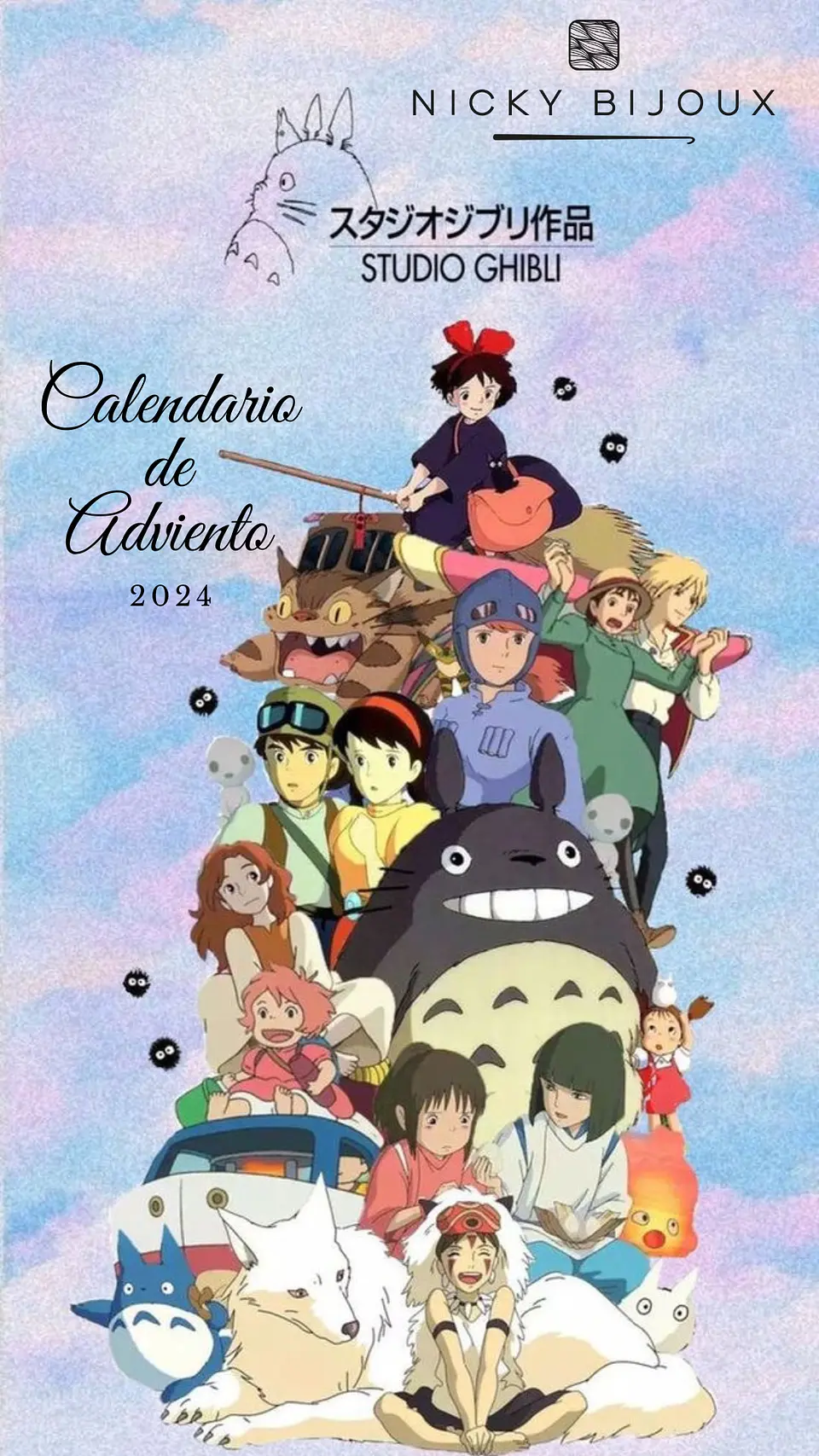 Mini Calendario de Adviento 2024 - Studio Ghibli 1
