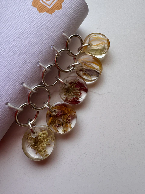 Marcadores Casa de Opio - Caléndula, Cicuta, Rosa y Estambre de Cosmos