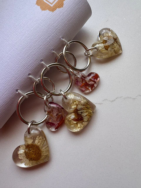 Marcadores Casa de Opio - Artemisa, Siempreviva, Rosa