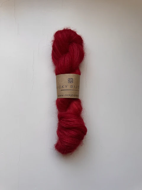 Baby Mohair Seda Bijoux - Mouline Rouge