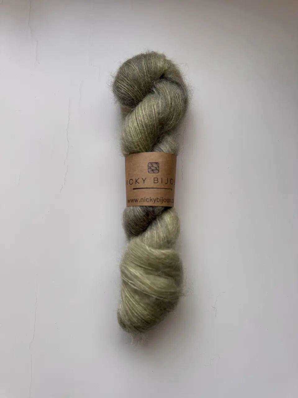 Baby Mohair Seda Bijoux - Verde Musgo 1