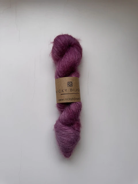 Baby Mohair Seda - Wine