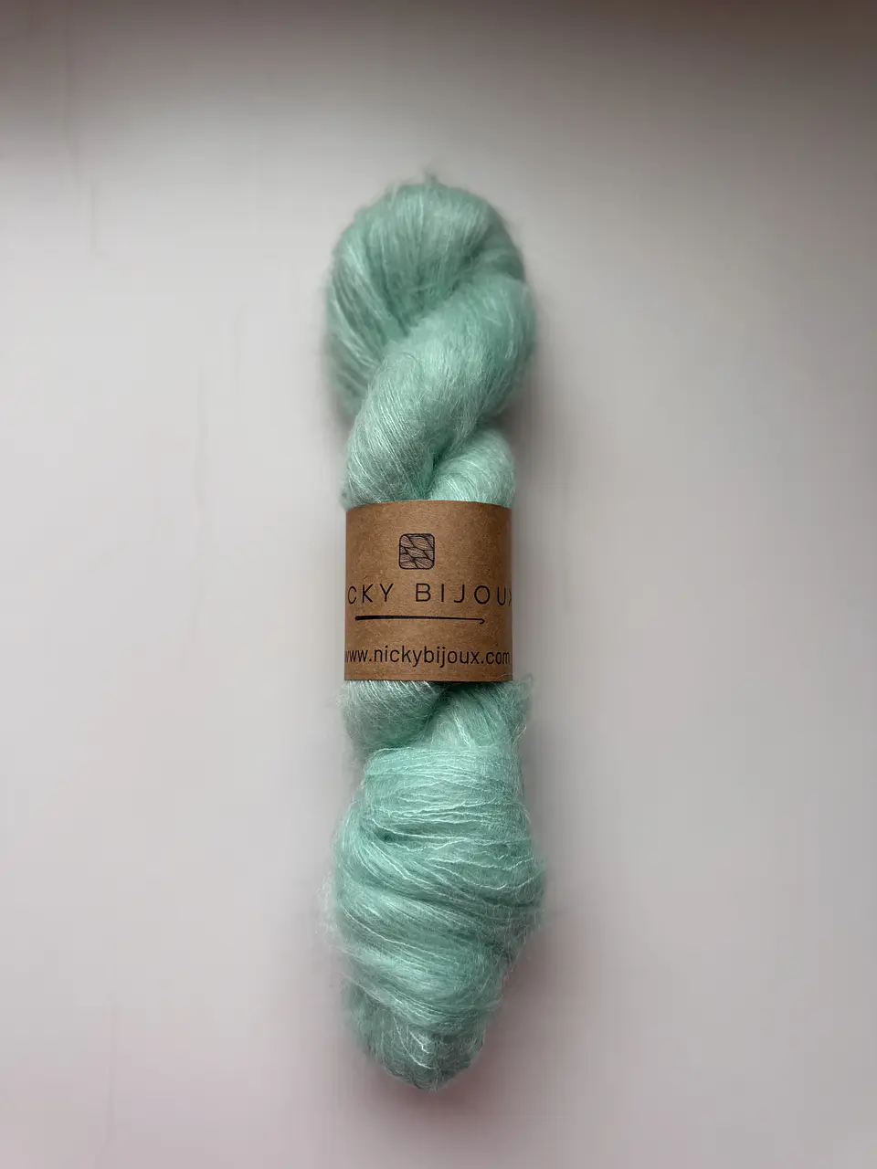 Baby Mohair Seda - Menta  1