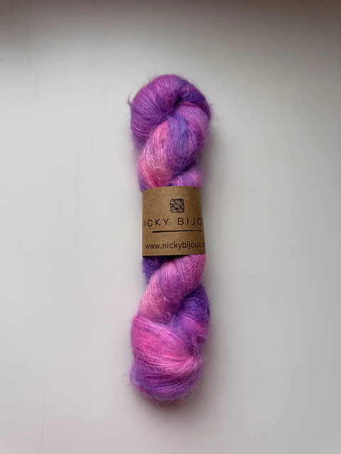 Baby Mohair Seda - Purple Pop! (Fluorescente)