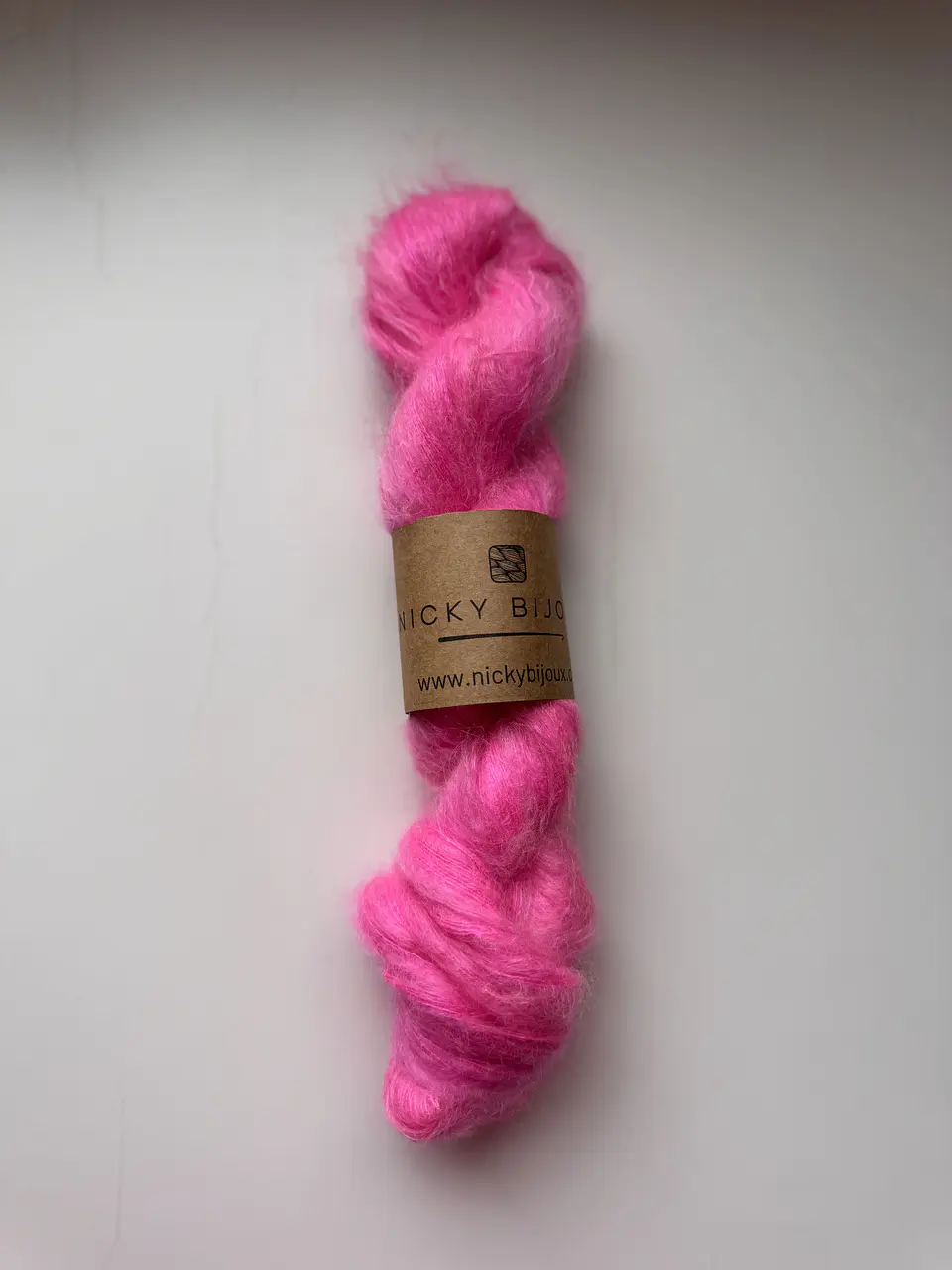 Baby Mohair Seda Bijoux - Barbie Flúor  1