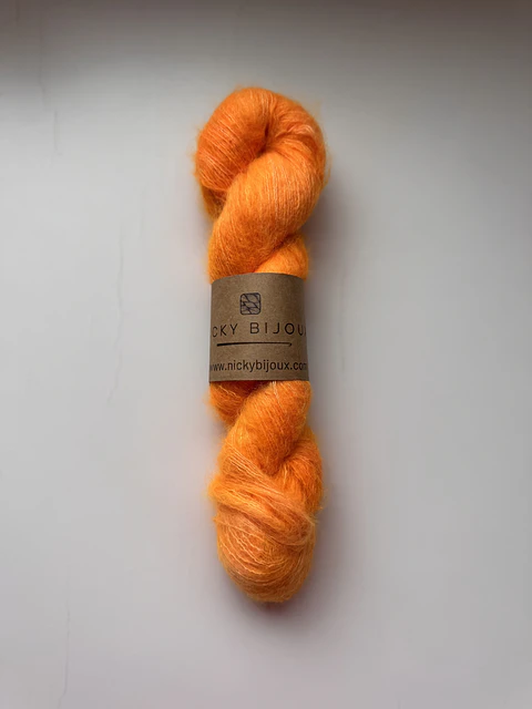 Baby Mohair Seda Bijoux - Orange (Fluorescente)