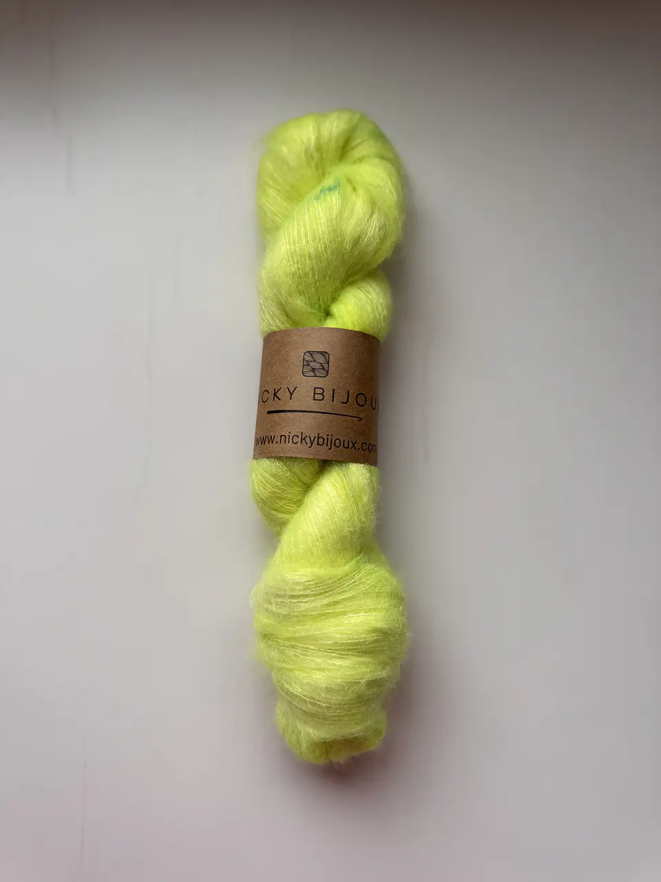 Baby Mohair Seda Bijoux - Limonada (Fluorescente) 1