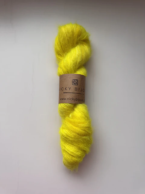 Baby Mohair Seda - Luminosa (Fluorescente)