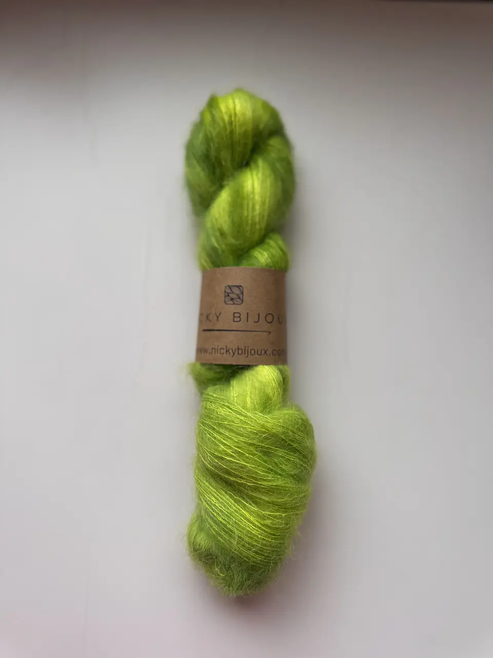 Baby Mohair Seda - Hulk (Fluorescente) 1