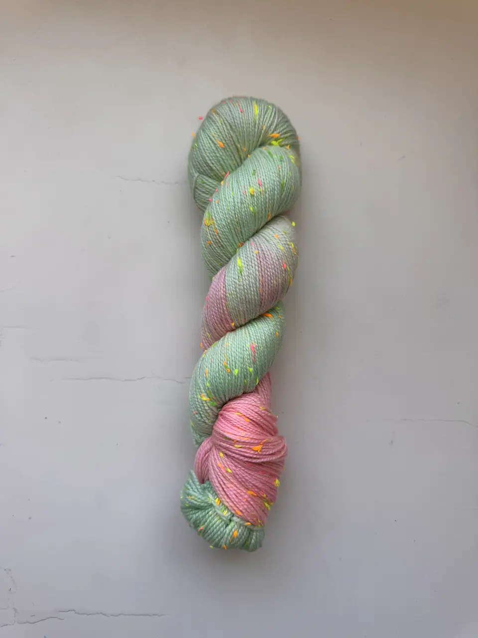 Merino Tweed Flúor Seda  2