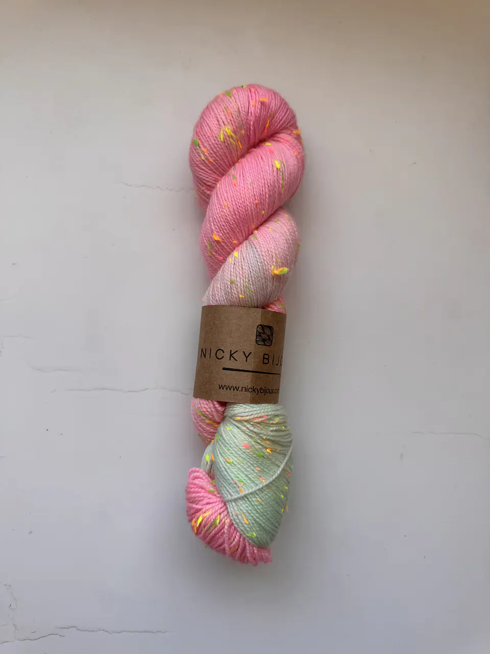 Merino tweed Flúor Seda  1