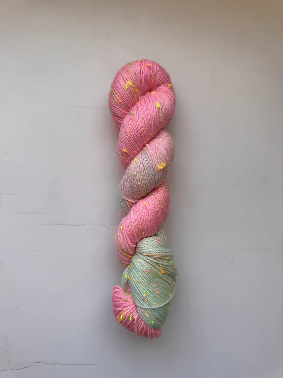 Merino tweed Flúor Seda  2