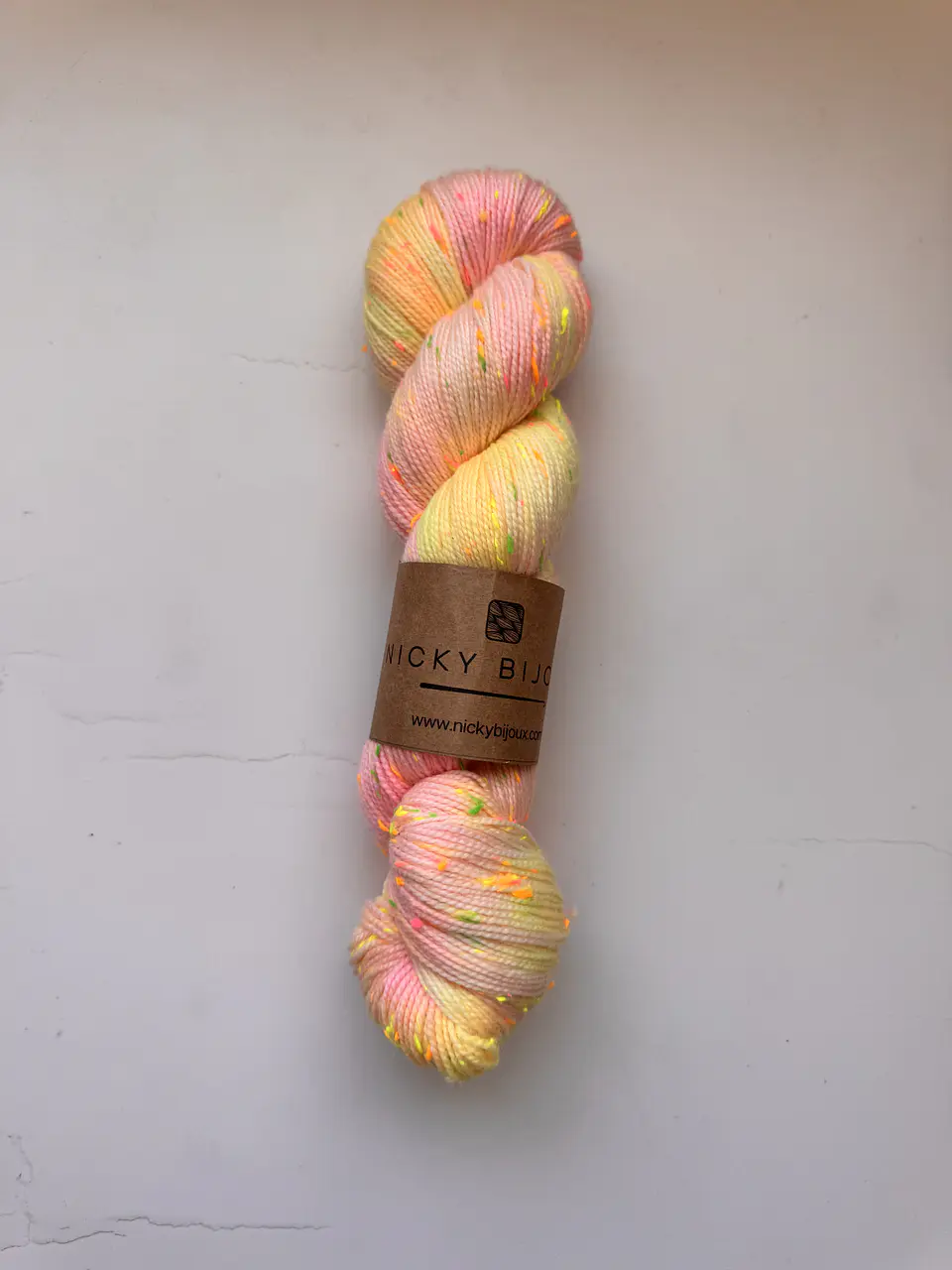 Merino Tweed Flúor Seda 1