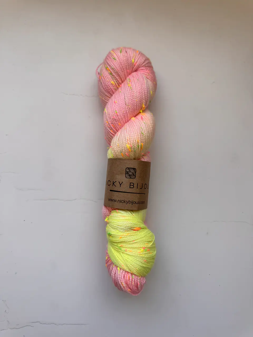 Merino Tweed Flúor Seda 1