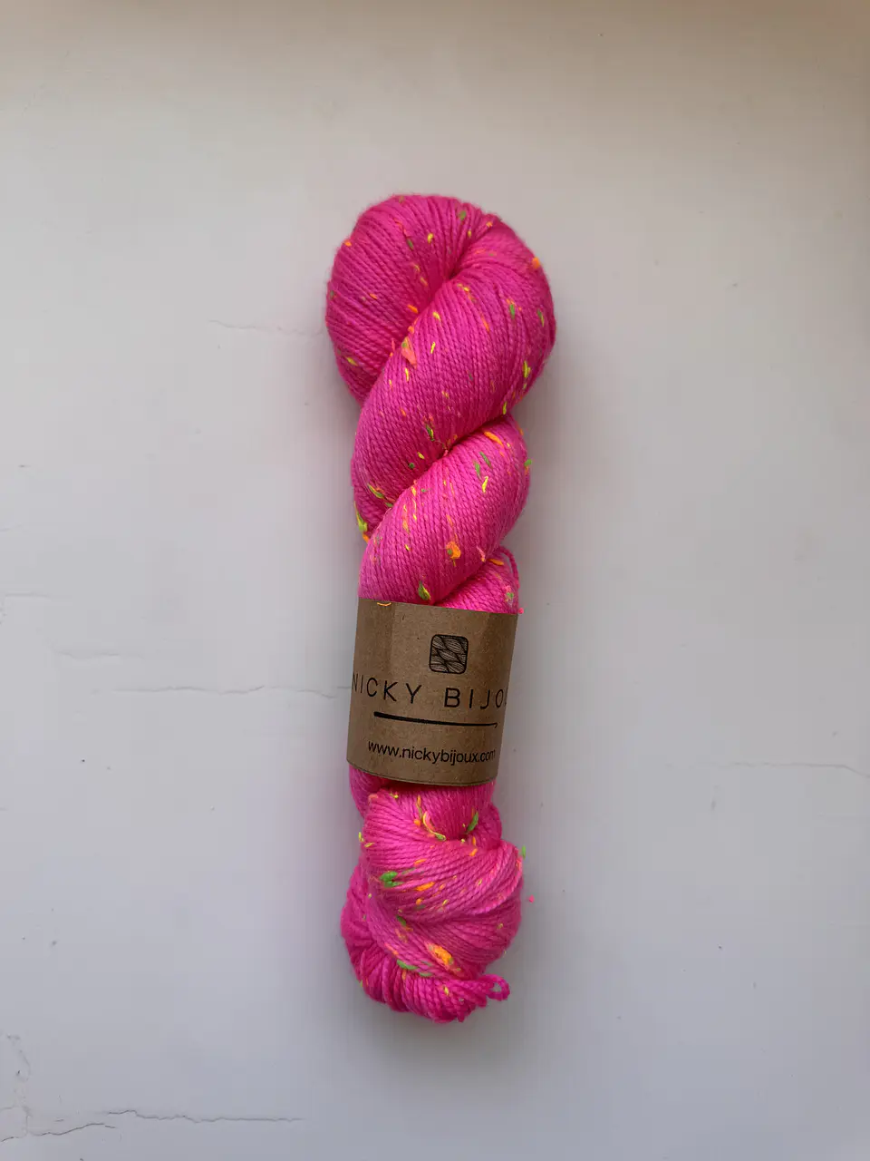 Merino Tweed Flúor Seda - Barbie Flúor 1