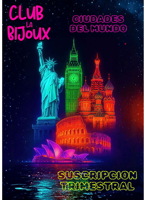 Club La Bijoux - Ciudades del Mundo - Suscripción Trimestral