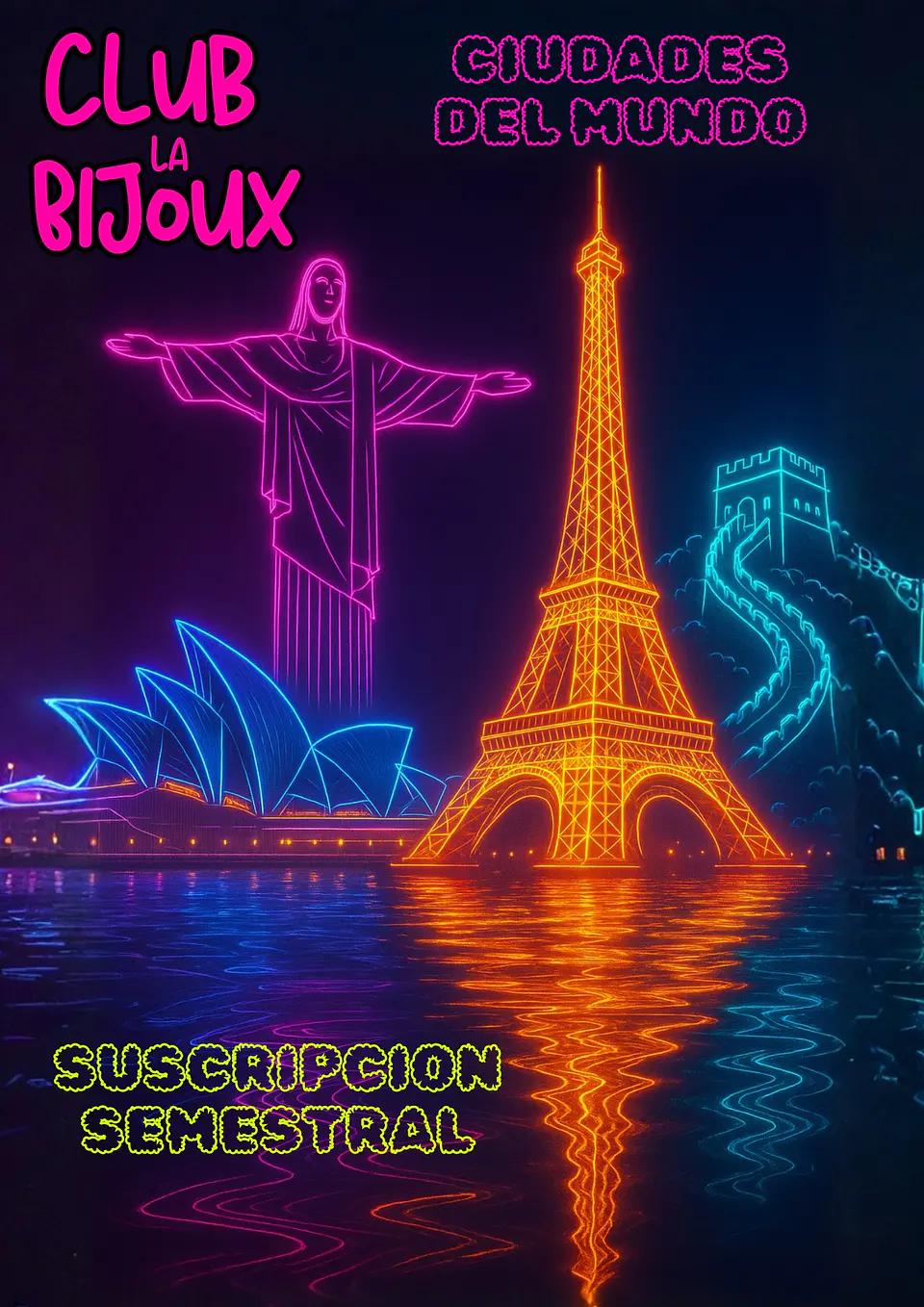 Club La Bijoux - Ciudades Del Mundo - Suscripción Semestral 1