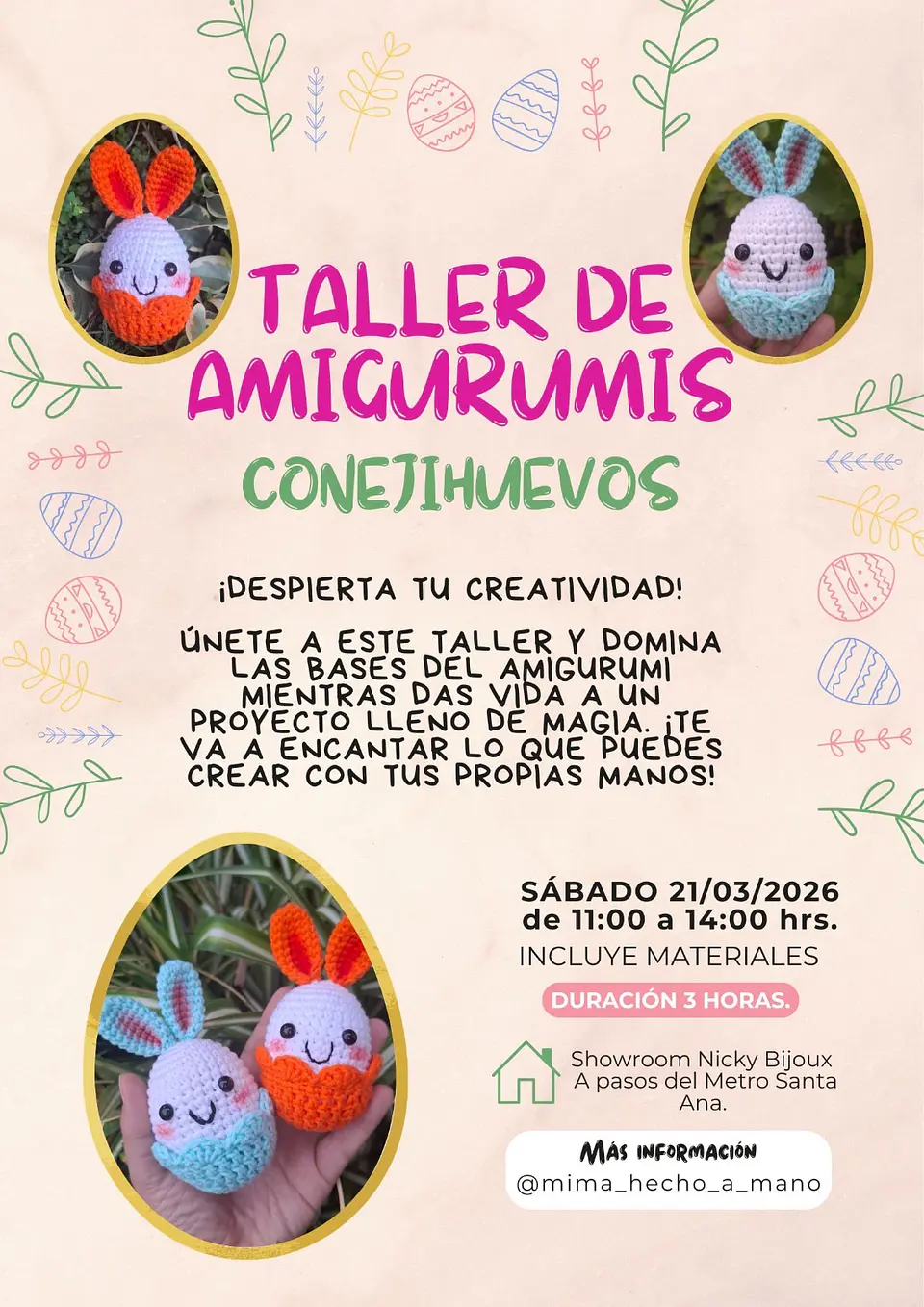 Taller Conejihuevo - Amigurumi 1