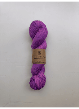Merino Bijoux Fingering  - Purple Pop Flúor 