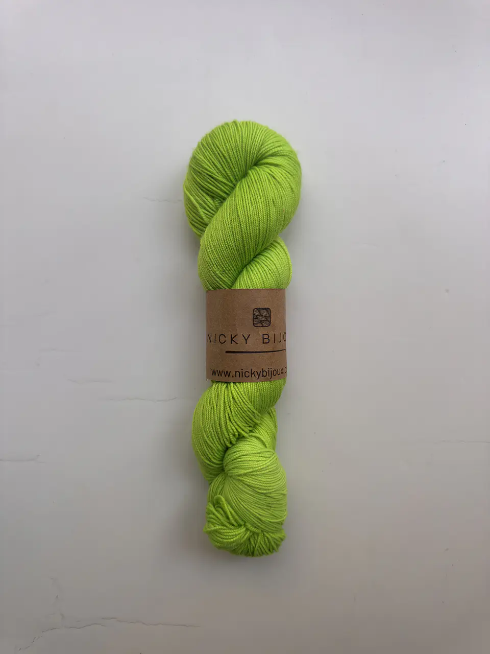 Merino Bijoux Fingering - Hulk Flúor  1