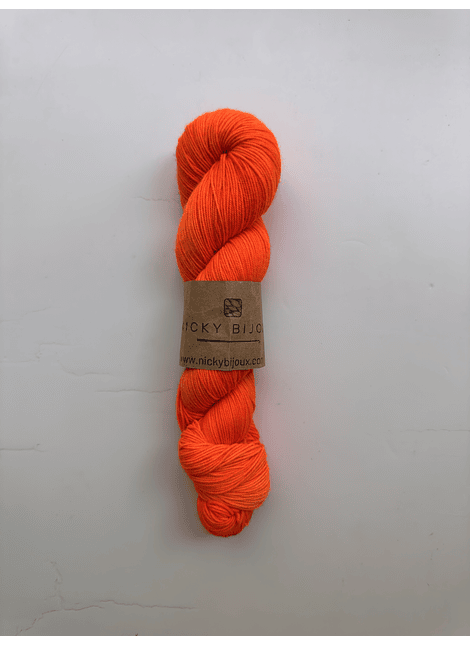 Merino Bijoux Fingering - Orange Flúor 
