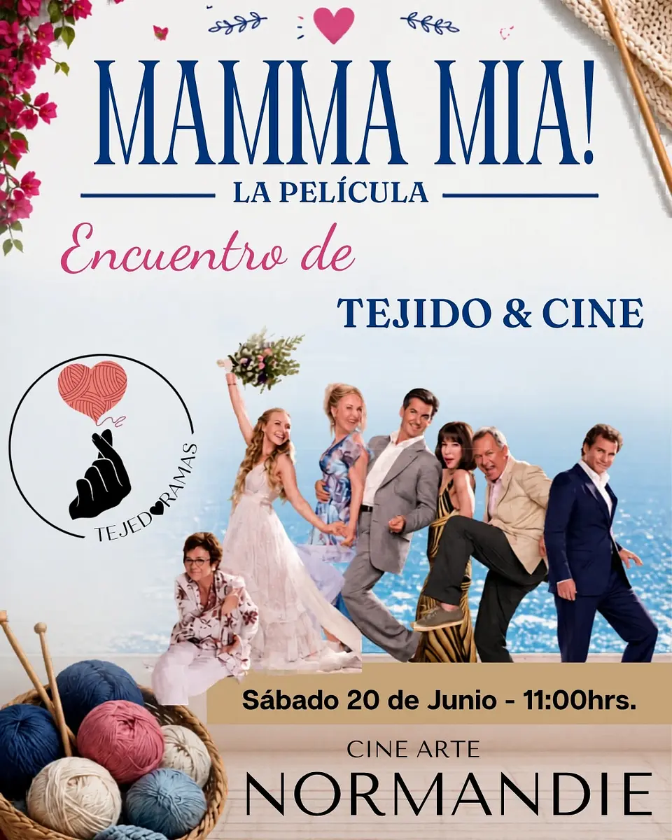 Primer Encuentro de Tejido & Cine - Película Mamma Mia! 1