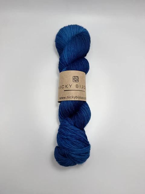 Merino Bijoux Sock Fingering - Royal