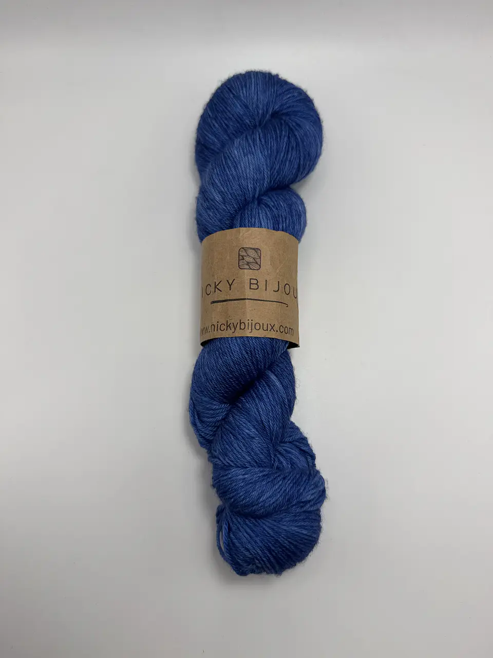 Merino Bijoux Sock Fingering - Ocean Deep 1