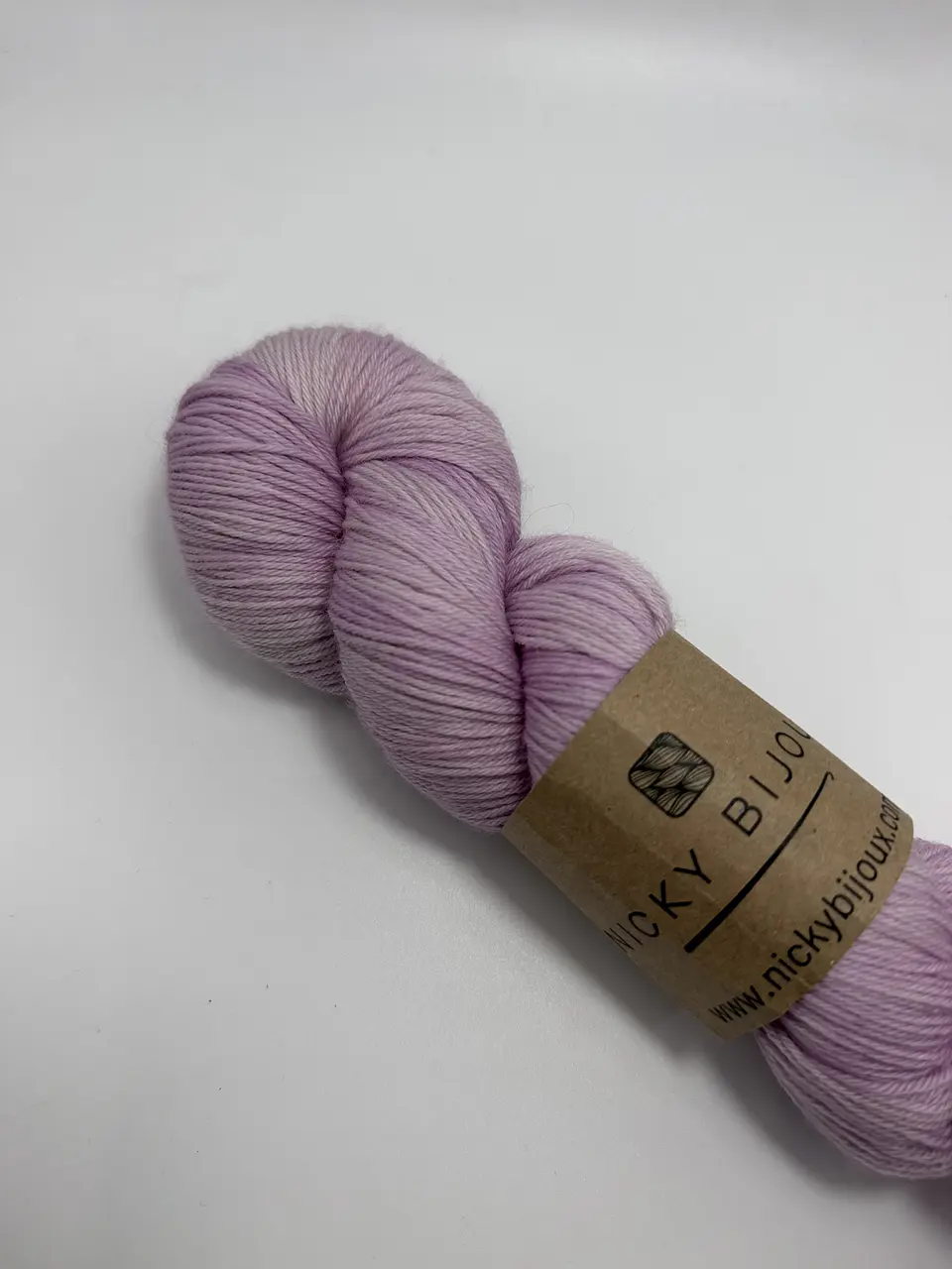 Merino Bijoux Sock Fingering - Lavanda Pálido 2