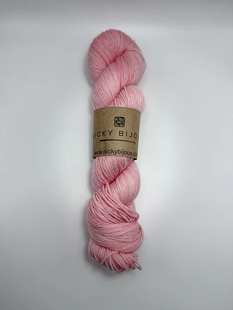 Merino Bijoux Sock Fingering - Rosa Chicle