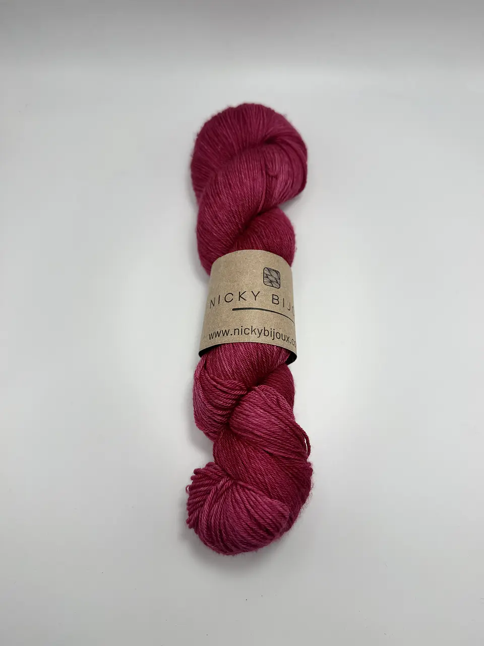 Merino Bijoux Sock Fingering - Guinda 1