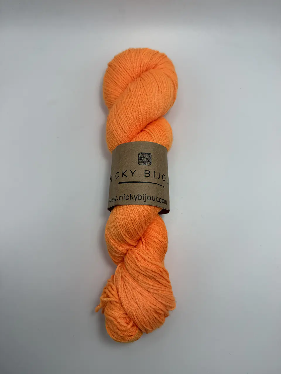 Merino Bijoux Sock Fingering - Orange (Fluorescente) 1