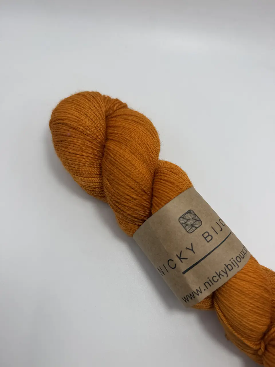 Merino Bijoux Sock Fingering - Pumpkin 2