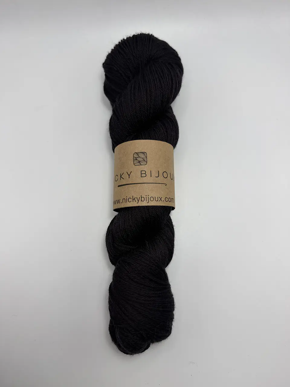 Merino Bijoux Sock Fingering - Black Rocks! 🎸 1