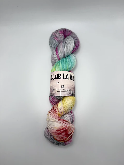 Merino Bijoux Sock Fingering - color: Valparaíso 🇨🇱