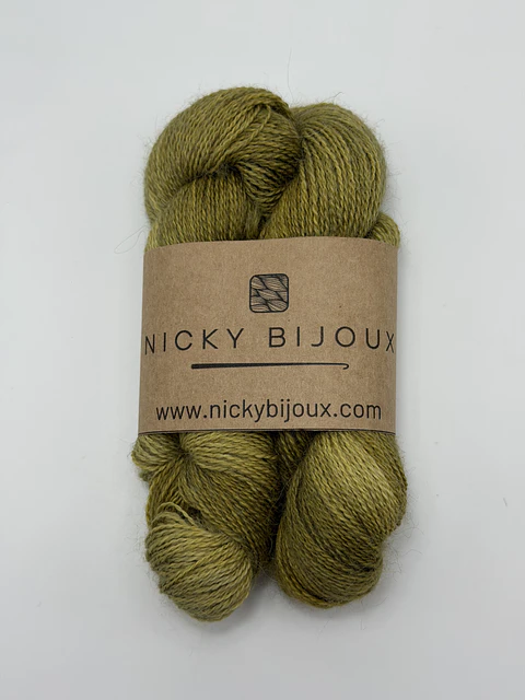 Baby Alpaca Bijoux  Lace - Verde Musgo