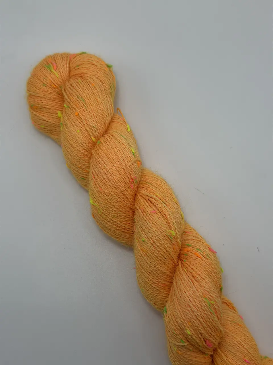 Baby Alpaca Bijoux Tweed Fluor Lace - Orange (Fluorescente) 2