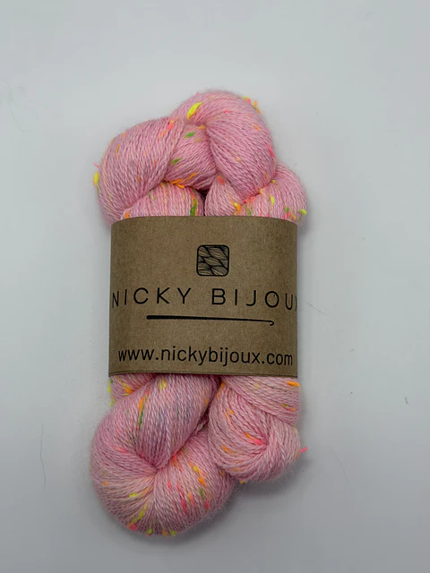 Baby Alpaca Bijoux Tweed Fluor Lace - Rosita