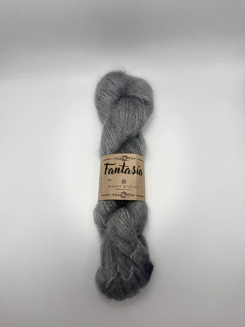 Mohair Glitter Tweed - Graffito