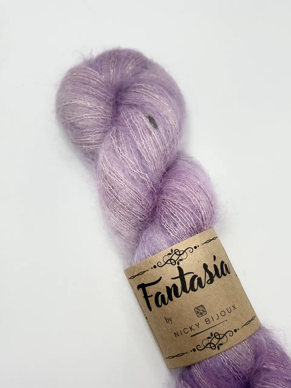 Baby Mohair Glitter Tweed - Blueberry 2