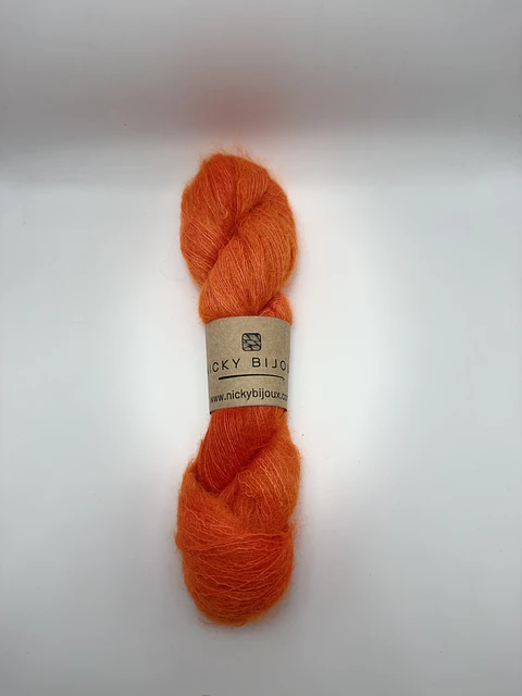 Baby Mohair Seda Bijoux  - Orange (Fluorescente)