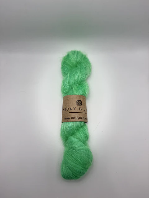 Baby Mohair Seda - Manzana Verde