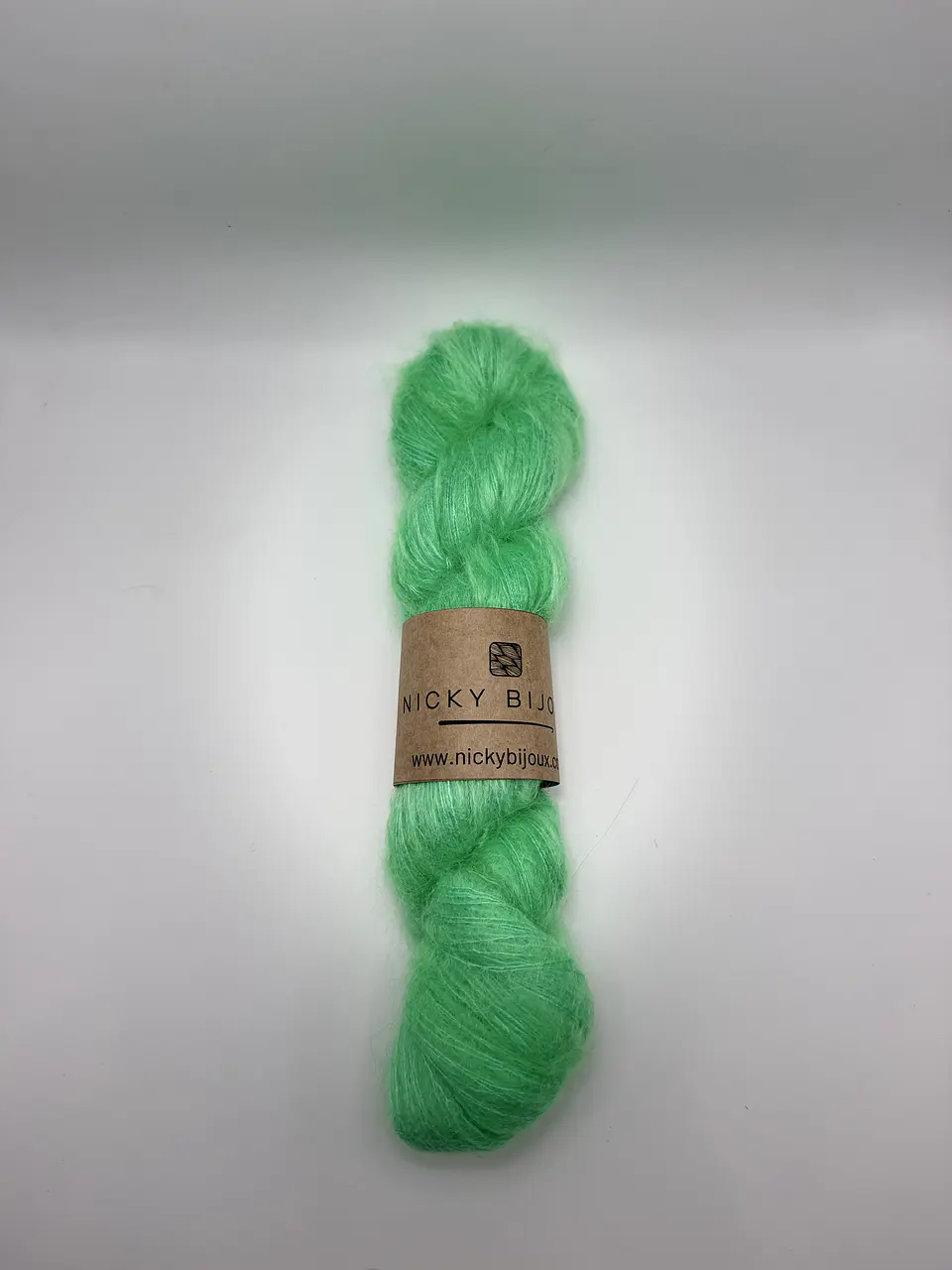 Baby Mohair Seda - Manzana Verde 1