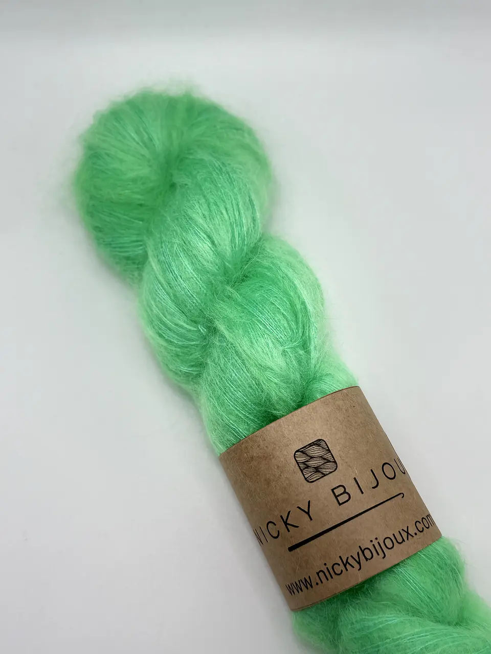 Baby Mohair Seda - Manzana Verde 2