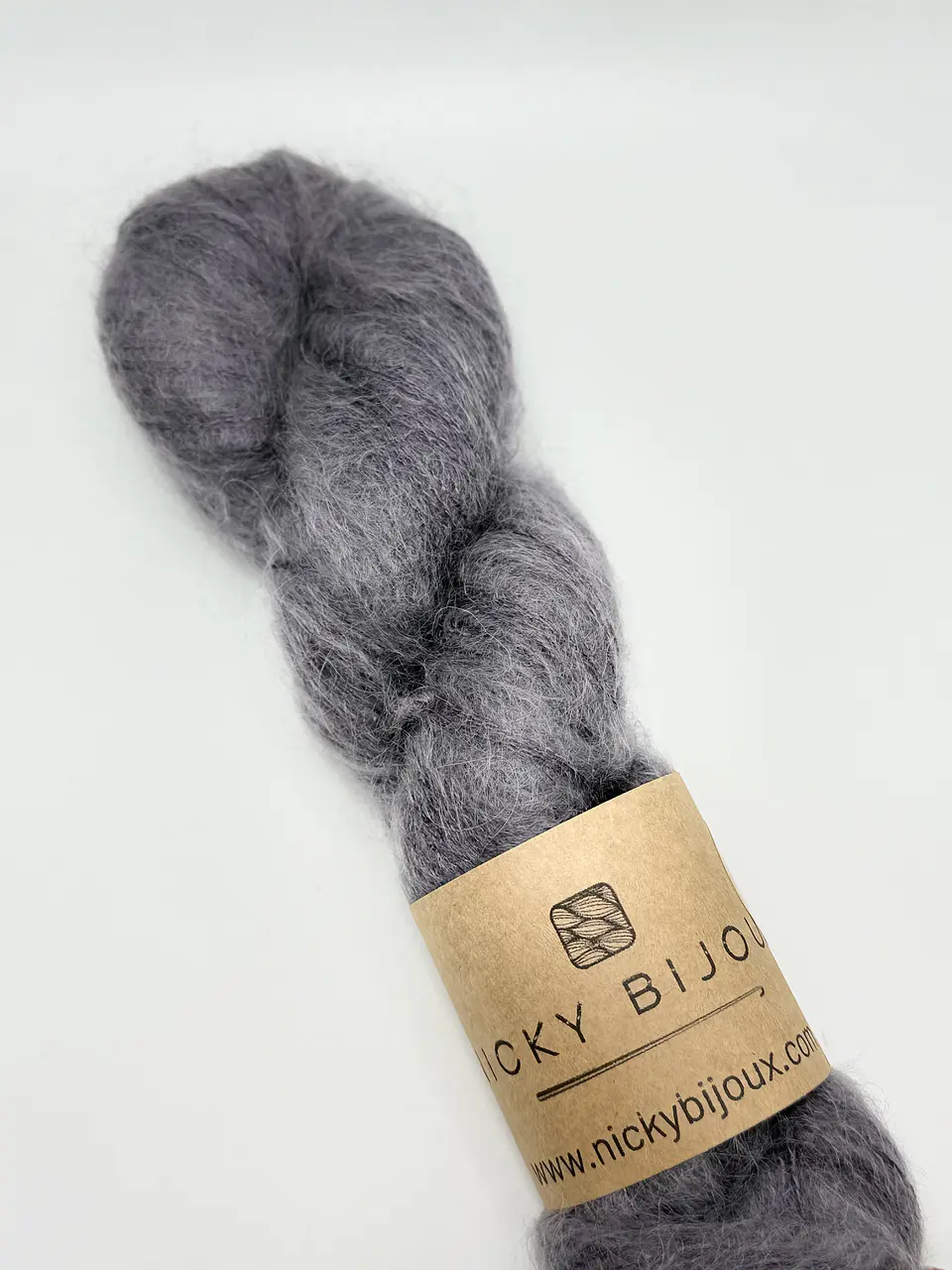 Baby Mohair Seda - Gris Claro 2