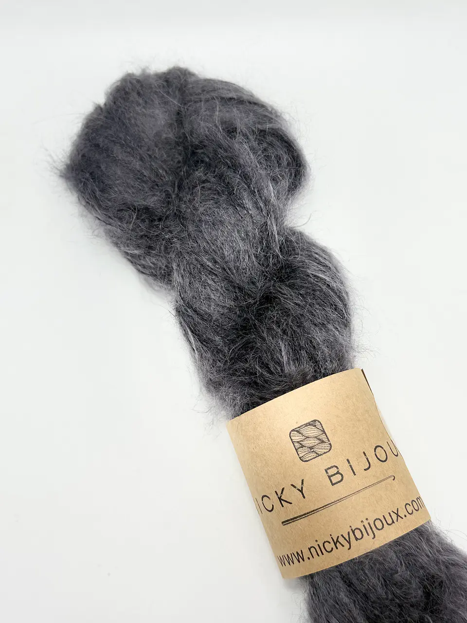 Baby Mohair Seda - Gris Oscuro 2