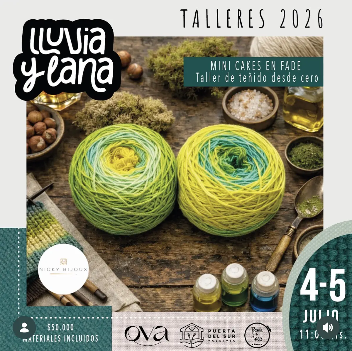 Taller Mini Cake en Fade Valdivia