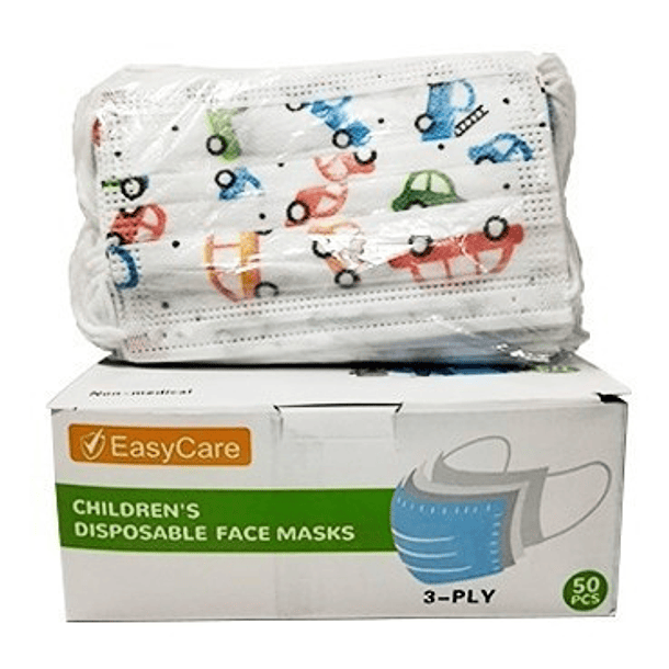 Caja Mascarillas Para Niños Desechables 3 Capas Certificadas 20